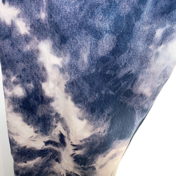 Custom Bleach & Tie Dye with Raw Hem Levi's 505 Size 34/32 - Picture 6 of 10